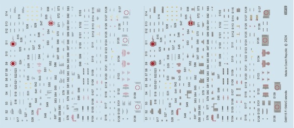 Lockheed F104A/C Starfighter  Stencils  D48115