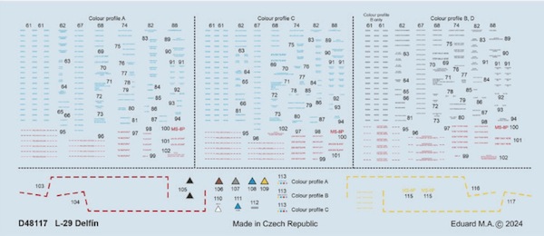 L29 Delfin Stencils D48117