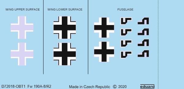 Focke Wulf Fw190A-8/R-2 National insignia  D72018