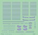Fokker DVII Rib Tapes 5 colour Blue D72021