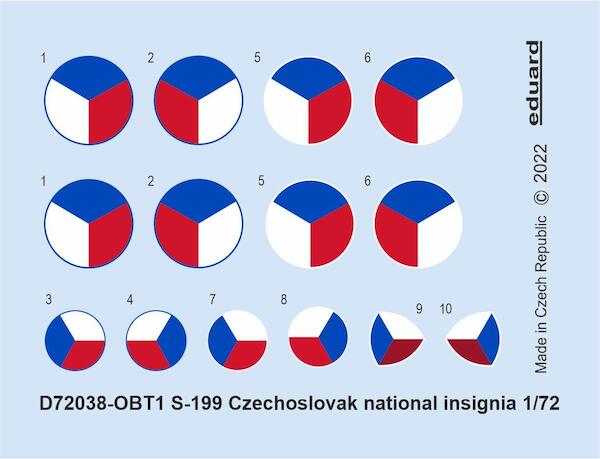 S199 Czechoslovak national insignia (Eduard)  D72038