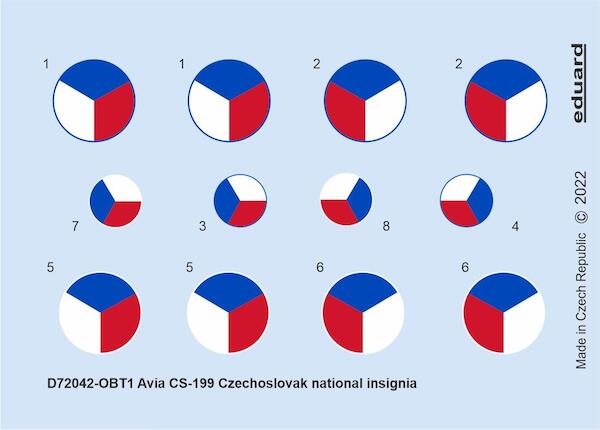 CS199 Czechoslovak national insignia (Eduard)  D72042