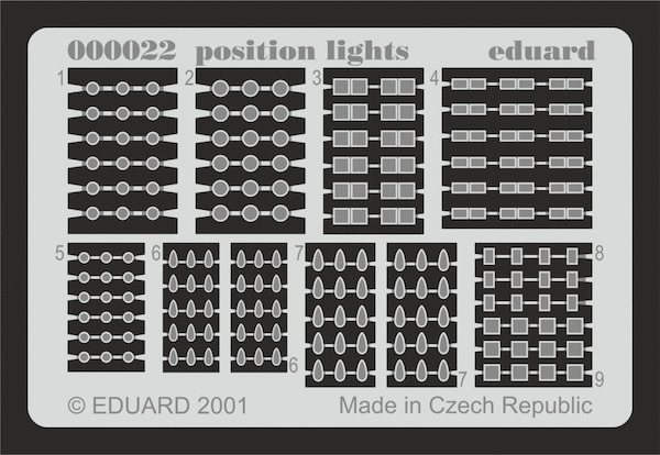 Detailset Position Lights  E00-022