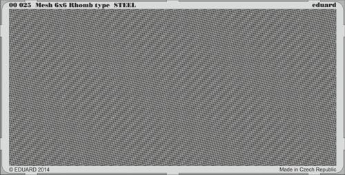 Mesh 6x6 Rhomb type - steel E00-025