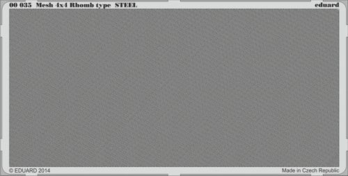 Mesh 4x4 Rhomb type steel E00-035