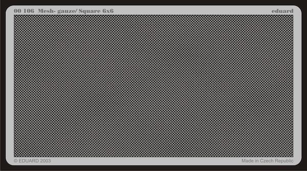 Detailset Mesh Gauze square 6 x 6 E00-106
