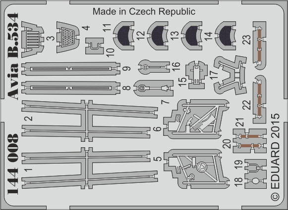 Detailset Avia B534 (Eduard)  e144-008