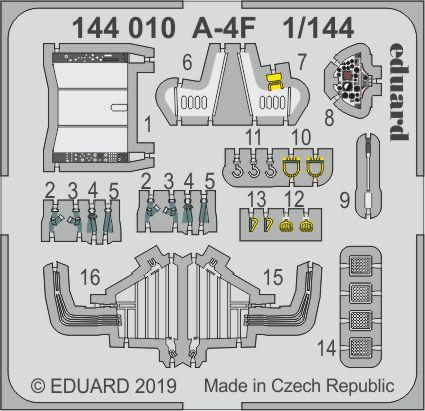 Detailset Douglas A4F Skyhawk (Platz/Eduard) e144-010