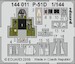 Detailset P51D Mustang (Platz) e144-011