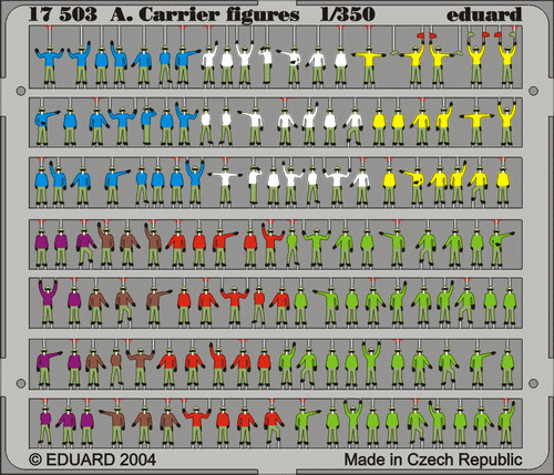 Detailset Aircraft Carrier Figures  E17-503
