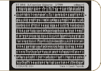 Detailset Aircraft Carrier Figures  e17-504