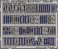 Detailset Naval Figures Royal Navy WW2 Self Adhesive 3D E17-514