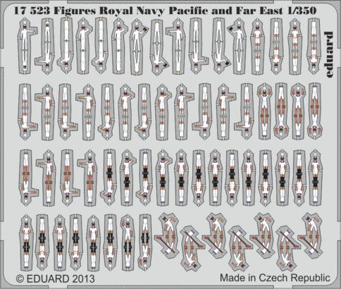 Detailset figures Royal Navy Pacific and Far Eastern e17-523