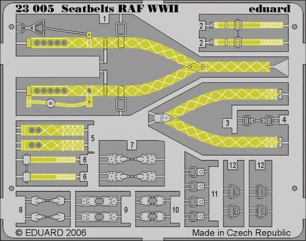 Seatbelts RAF WWII  E23-005