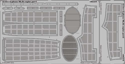 Detailset Typhoon MK1b Engine set (Airfix)  E23-017