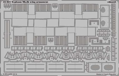 Detailset Typhoon MK1b Wing Armament (Airfix) E23-021
