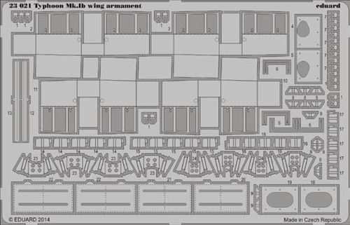 Detailset Typhoon MK1b Wing Armament (Airfix)  E23-021