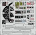 Detailset Grumman F6F-5 Hellcat Interior set (Airfix) E23-032
