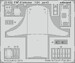 Detailset Grumman F6F-5 Hellcat Interior set (Airfix) E23-032