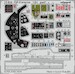Detailset Grumman F6F-5 Hellcat Interior set (Airfix) E23-032