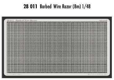 Detailset Barbed Wire razor (8m) WWII  E28-011