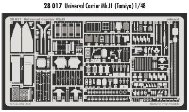 Detailset Universal Carrier MKII (Tamiya)  E28-017