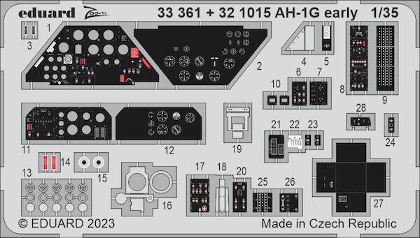 Detailset Bell AH1G Cobra - early- (ICM)  E32-1015