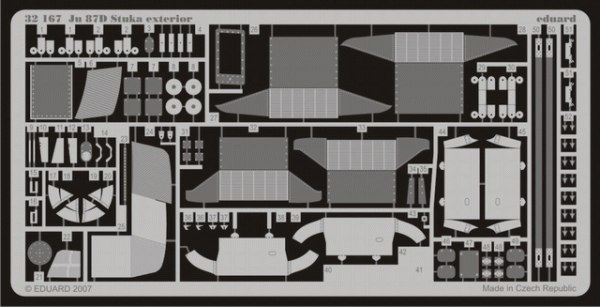 Detailset Junkers Ju87D Exterior (Hasegawa)  E32-167