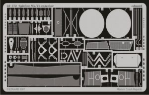 Detailset Spitfire MKVb Exterior (Hasegawa)  E32-172
