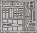 Detailset North American P51B Mustang Wheel wells (Trumpeter) 32-212