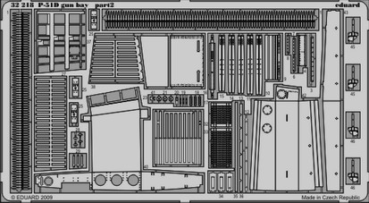 Detailset North American P51D Mustang Gunbay (Dragon)  E32-218