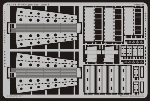 Detailset Curtiss P40M Gun Bay (Hasegawa)  E32-284