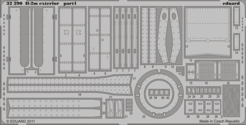 Detailset Ilyushin IL2M exterior (Hobby Boss) E32-290