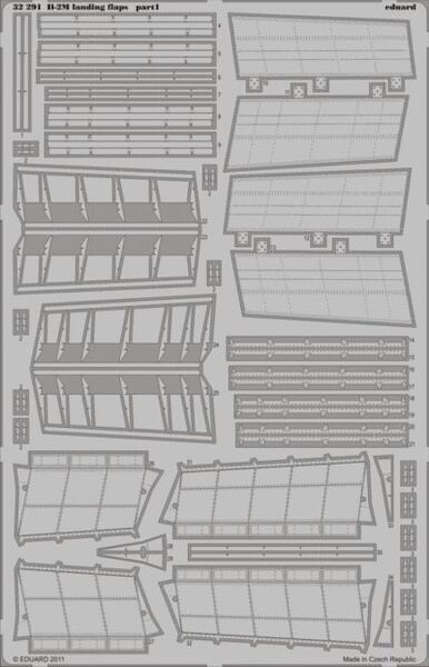 Detailset Ilyushin IL2M Landing Flaps (Hobby Boss)  E32-291