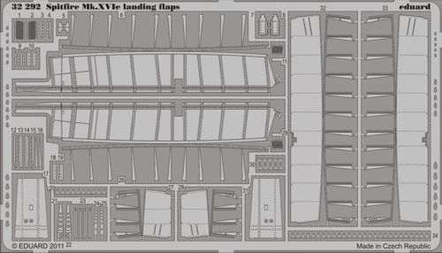 Detailset Spitfire MKXVIe Landing Flaps (Tamiya)  E32-292