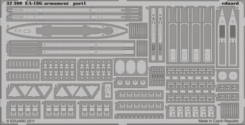 Detailset EA18G Growler Armament (Trumpeter)  E32-300