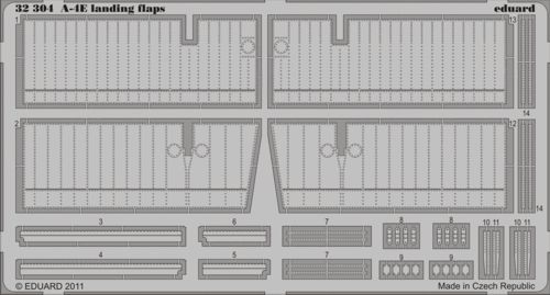 Detailset Douglas A4E Skyhawk Landing Flaps (Trumpeter)  E32-304