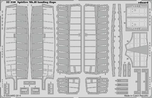 Detailset Spitfire MKII Landing Flaps (Revell)  E32-350