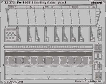 Detailset Focke Wulf FW190F-8 Flaps (Revell)  E32-372