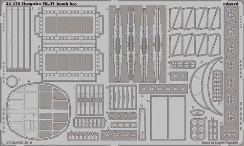 Detailset Mosquito MKIV Bomb BAy (Hong Kong Models)  E32-376