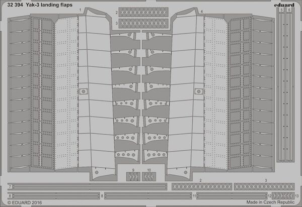 Yakovlev Yak3 Landing Flaps (Spavial Hobby)  E32-394