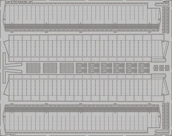 Detailset Boeing B17E/F Flying Fortress Flaps (HK Models)  E32-398