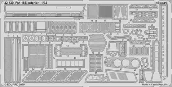 Detailset F/A18E Super Hornet Interior (Revell)  E32-439