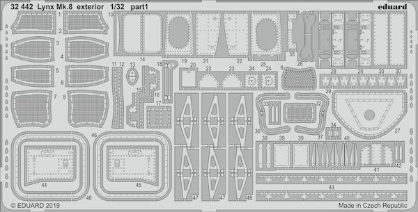 Detailset Westland Lynx MK8  Exterior (Revell)  E32-442