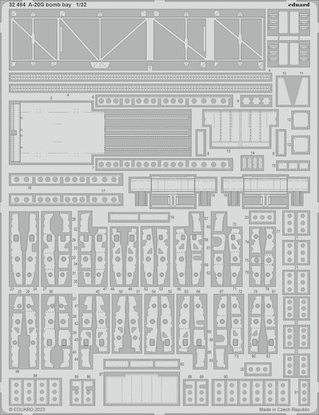 Detailset A20G Havoc Bomb Bay (Hong Kong Models)  E32-484