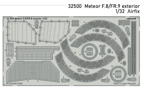 Detailset  Meteor F8/FR9 Exterior (Revell)  E32-500