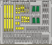 Detailset Seatbelts Luftwaffe WW2 E32-507