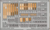 Detailset Seatbelts RAF Late E32-526