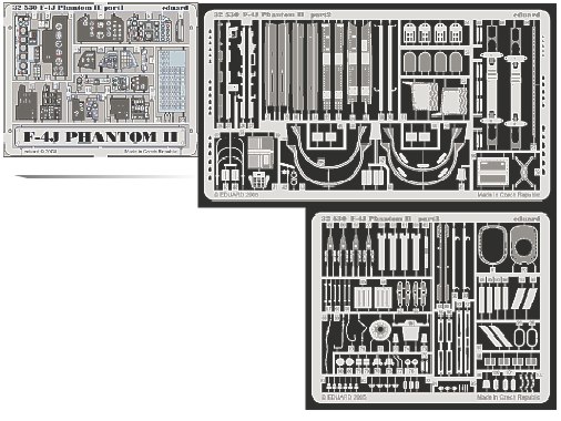 Detail set F4J Phantom Interior (Tamiya)  E32-530