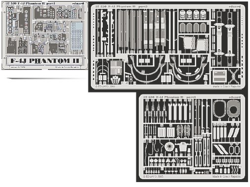 Detail set F4J Phantom Interior (Tamiya) E32-530